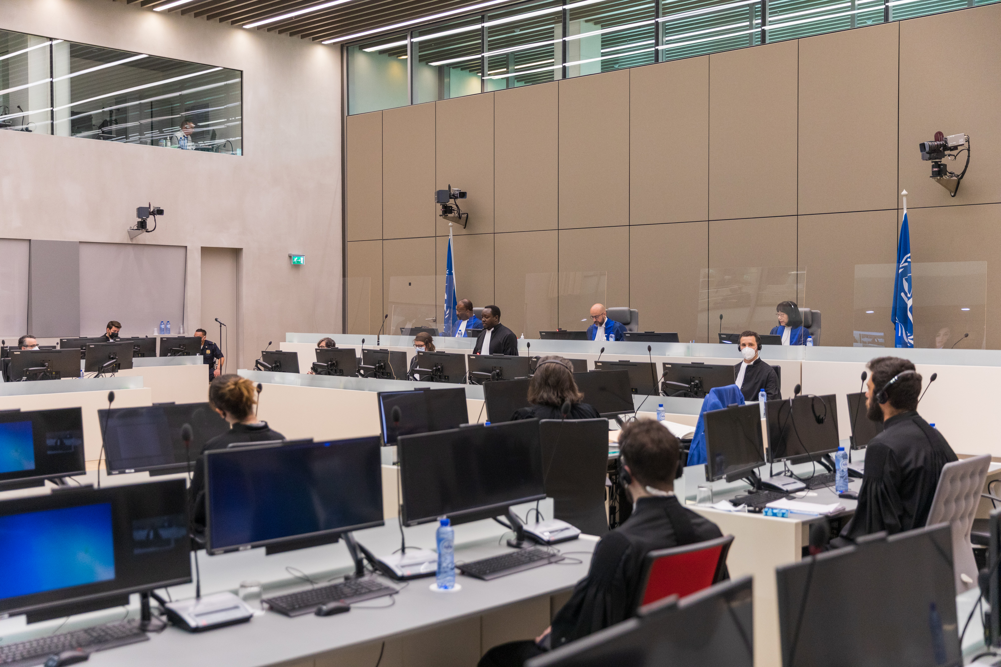 ICC Pre-Trial Chamber II during the opening of the confirmation of charges hearing at the seat of the Court in The Hague (The Netherlands) on 24 May 2021 ©ICC-CPI