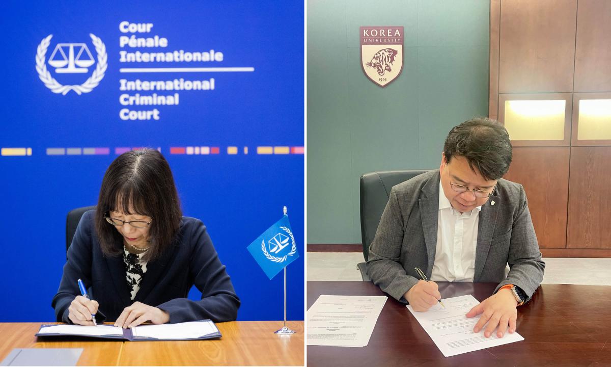 ICC signs Memorandum of Understanding with Korea University 